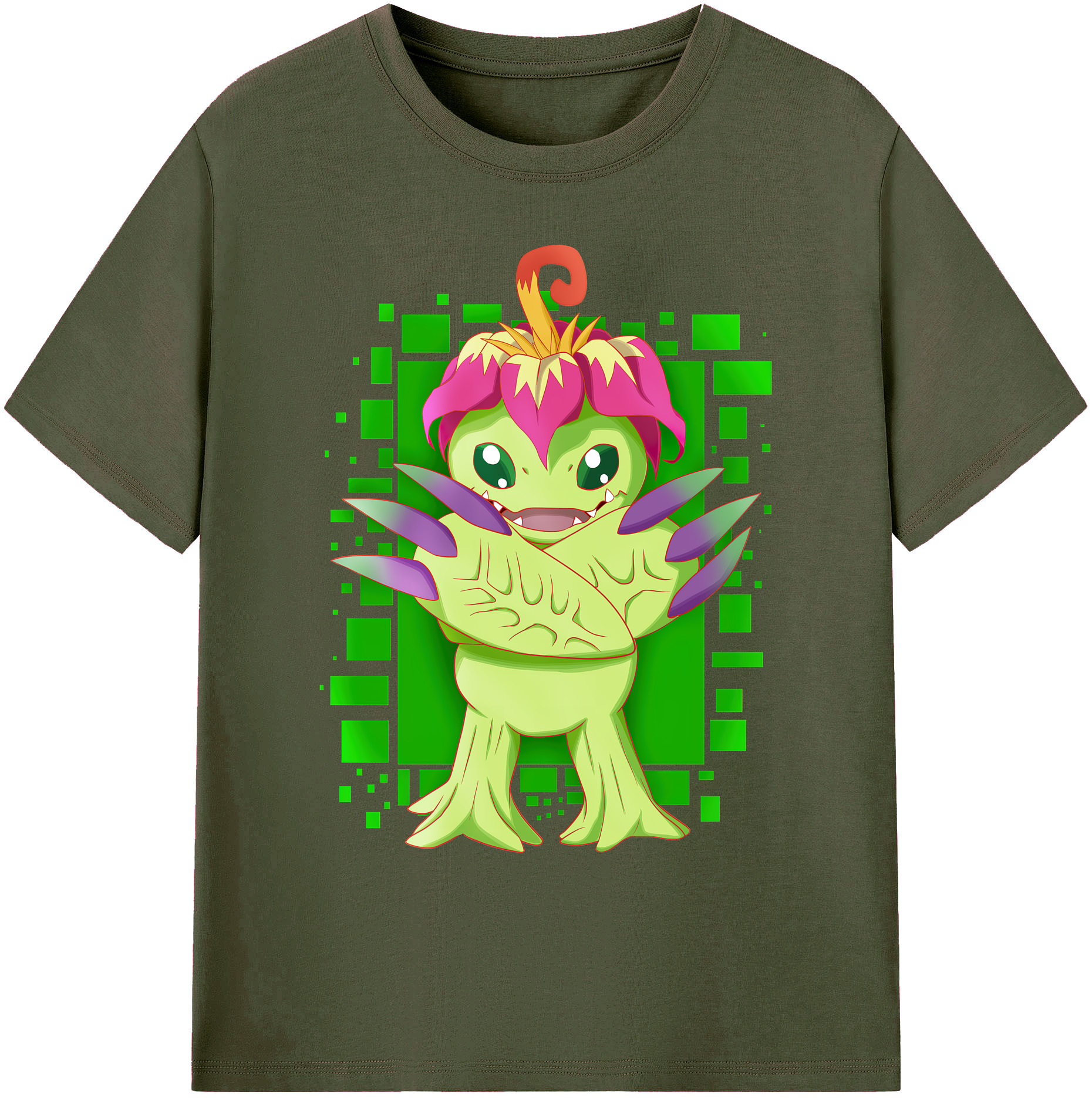 （画像用） Digimon デジタルモンスター/デジモン 綿100％ メンズ半袖Tシャツ｜肌触りやわらか＆通気性